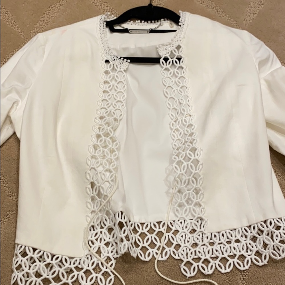 Elie tahari cropped jacket